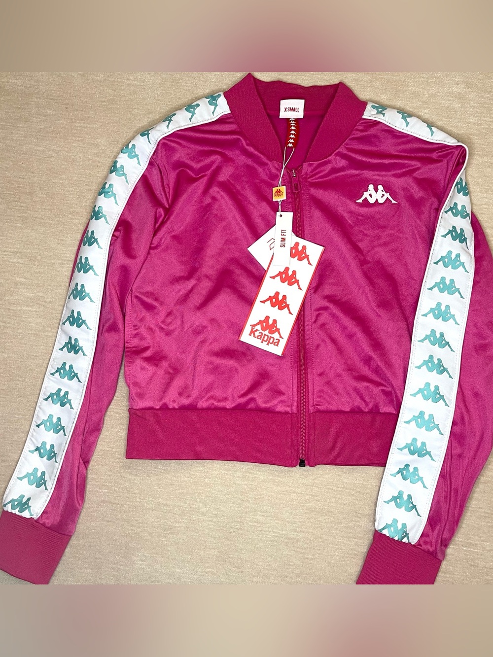 🩷🤍🩵New Kappa cropped TRACK JACKET